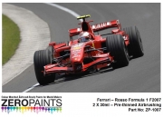 DZ013 Zero Paints 페라리 레드 Ferrari Rosso Formula 1 F2007 F2008 2X30ml