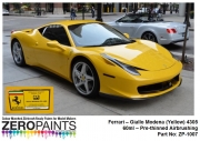 DZ020 Zero Paints 페라리 Ferrari 옐로우 지알로 모데나 Giallo Modena (Yellow) 4305 60ml