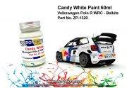 DZ090 Zero Paints 폭스바겐 폴로 캔디 화이트 Candy White Paint for Volkswagen Polo R WRC - Belkits 60ml - ZP-1320