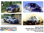 DZ141 Zero Paints 스바루 Subaru 555 Rally Blue (1997-2002) 74F 60ml