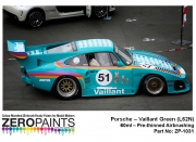 DZ178 Zero Paints 포르쉐 베일런트 그린 Porsche Vaillant Green (L62N) 60ml