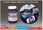 DZ222 Zero Paints 윌리엄스 Williams F1 BMW FW24 Blue Paint 60ml