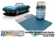 DZ267 Zero Paints 코르벳 Nassau Blue Paint - 1965 Chevrolet Corvette 60ml (Revell Kit)