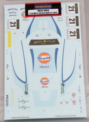 HD04-0068 1/12 McLaren MP4/12C GT3 GULF 21-2011 프라모델 데칼