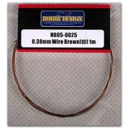 HD05-0025 Hobby Design 0.38mm Wire (Brown) 1m 프라모델 디테일파츠