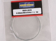 HD05-0028 Hobby Design 0.38mm Wire（Grey）1m 프라모델 디테일파츠