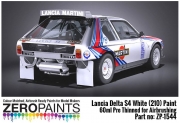 DZ365 Zero Paints Lancia Delta S4 Rally 1986 Monte Carlo Rally White 비맥스