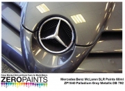 DZ464 Mercedes­Benz Mclaren SLR Paints 60ml ZP­1040 Palladium Gray Metallic DB 792