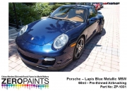 DZ550 Porsche Lapis Blue Metallic M5W Paint 60ml ZP­1031