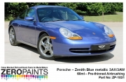 DZ578 Porsche Zenith Blue metallic 3AX/3AW Paint 60ml ZP­1031