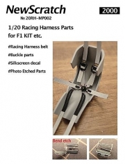 20RH-MP002 1/20 Racing Harness Parts for ~2019 F1 NewScratch
