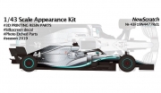 43F19N4477Rd1 1/43 Mercedes AMG F1 W10 EQ Power+ 2019 Australian GP Kit NewScratch