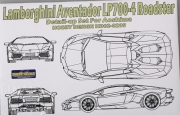 HD02-0295 1/24 Lamborghini Aventador LP700-4 Roadster Detail-up Set For Aoshima（PE+Resin） Hobby Des