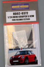 HD02-0372 1/24 Mini Cooper S JCW For Fujimi (12253)（PE+Resin） Hobby Design