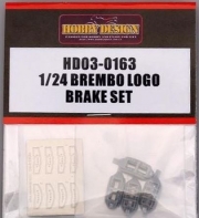HD03-0163 1/24 BREMBO LOGO BRAKE SET(Resin+PE) Hobby Design