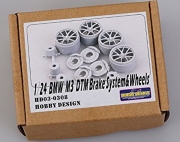 HD03-0308 1/24 BMW M3 DTM Brake Systems & Wheels (Resin+PE) Hobby Design