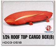 HD03-0518 1/24 Rooftop Cargo Box B (Resin+Decals) Hobby Design