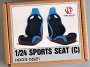 HD03-0521 1/24 Sports seats (C) Hobby Design