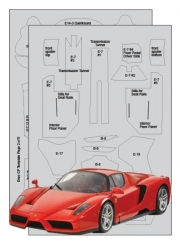 SM7009 Enzo Ferrari Five Sheet Set (for Tamiya sku# 24260)
