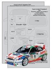 SM7015 Toyota Corolla WRC (for Tamiya sku#: 24209)