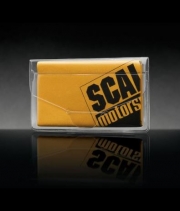 SM1105 \'Scale Motorsport\' Logo Microfiber Polishing Cloth - Yellow
