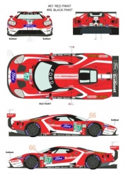 RDE24/028 1/24 Ford GTLM #66/67 Le Mans 24h 2019 Racing 43 Decals