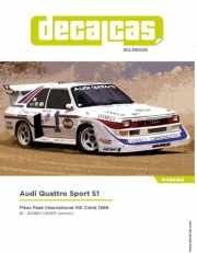 DCL-DEC020 1/24 Audi Quattro Sport S1 Pikes Peak 1986