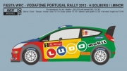0190 Decal – Ford Fiesta WRC - Rallye Portugal 2011 – Solberg H. Reji Model 1/24.