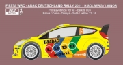 0194 Decal – Ford Fiesta WRC - Deutschland rallye 2011 – Solberg H. Reji Model 1/24.