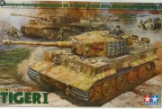 25401 1/35 WWII German Tiger I Late Version w/Ace Commander Tamiya