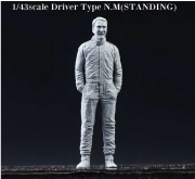 R043-0004 1/43 Driver Figure Type N.M (Standing) Divenine MFH
