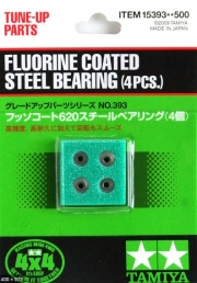 15393 1/32 Steel Bearing 4pcs - Fluorine Coated Tamiya