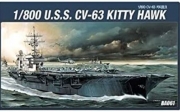 14210 1/800 USS CV-63 Kitty Hawk Academy