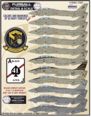 F/D&S-7201 1/72 Tomcat Colors & Markings Part I Detail & Scale