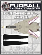 FMS-024 1/48 F-14 Spoiler and Flap Mask Set for the Tamiya Kit MASK SETS