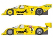 SHK-D253 1/24 Porsche From A 962C 1988-89 Decal for Hasegawa