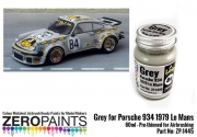 DZ741 Grey for Porsche 934 1979 #84 Le Mans Paint 60ml ZP-1445