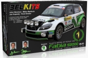 BEL004 1/24 Belkits 벨킷츠 스코다 파비아 WRC 랠리 Skoda Fabia S2000 Winner Barum 2012 - Hanninen - Kopecky - Barum