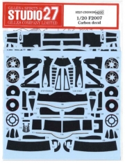 ST27-CD20026 1/20 F2007 Carbon decal for FUJIMI STUDIO27 【Carbon Decal】