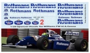 [사전 예약 ~1/23일] TBD70 1/20 Rothmans F1 Fujimi Williams FW16 Senna TBD70 TB Decals