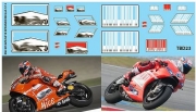 [사전 예약 ~1/23일] TBD23 1/12 Ducati GP9 / GP10 Casey Stoner L. Capirossi TB Decals