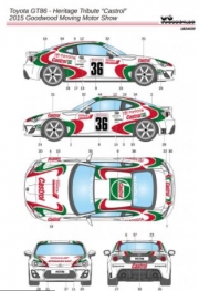 24040 1/24 Toyota GT86 Heritage Tribute "Castrol" 2015 Goodwood Moving Motor Show