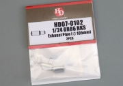 HD07-0102 1/24 GR86 HKS Exhaust pipe（φ105mm）